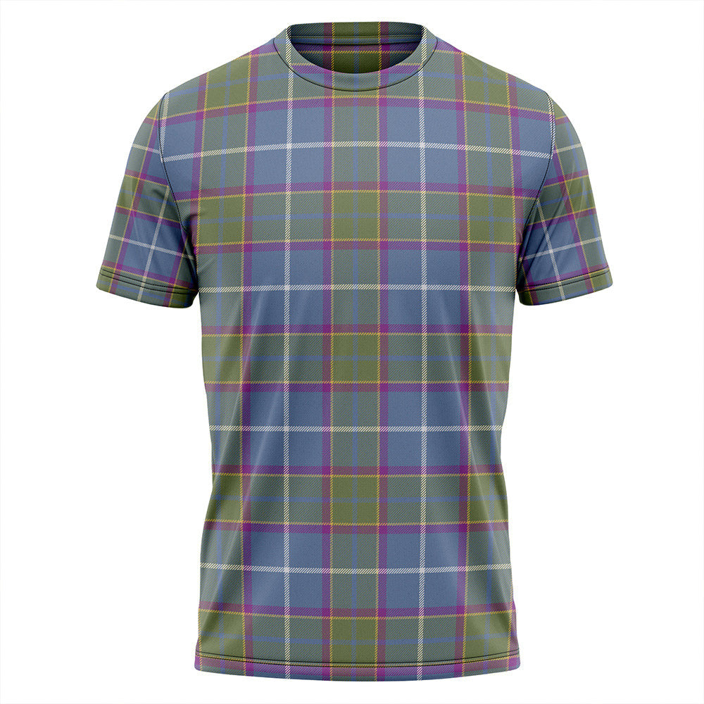 Isle of Man Manx Laxey Blue Weathered Tartan Classic T-Shirt