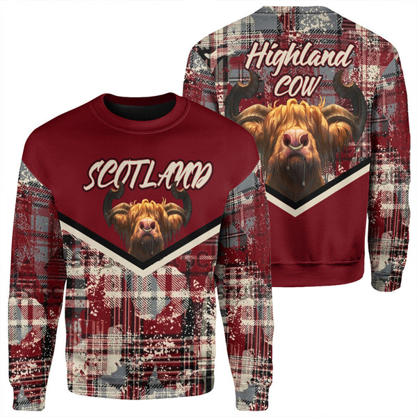 Scotland Tartan Grunge Plaid Sweatshirt | Celticprime.com