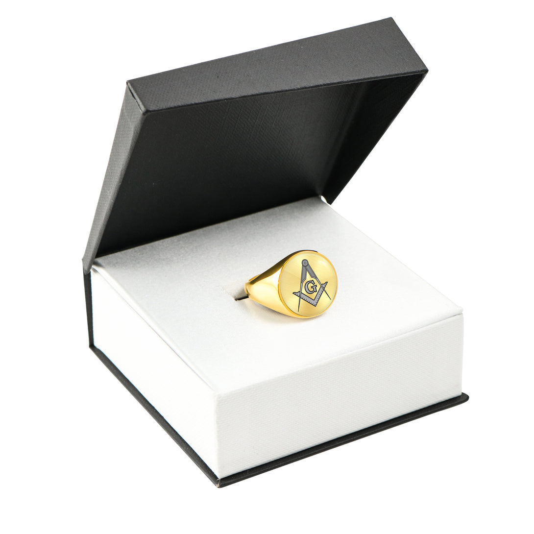 Freemason Crest Rings