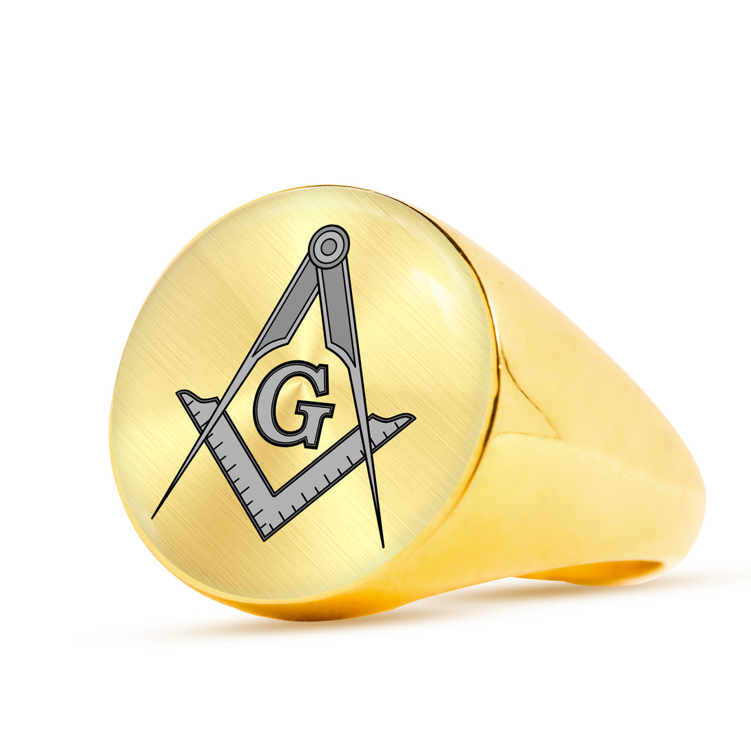 Freemason Crest Rings | Celticprime.com