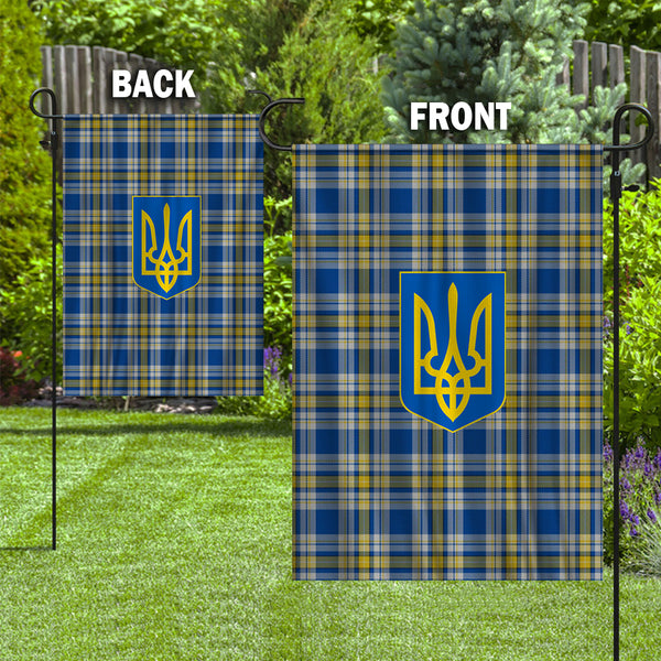 The Ukraine Forever Tartan Garden Flag