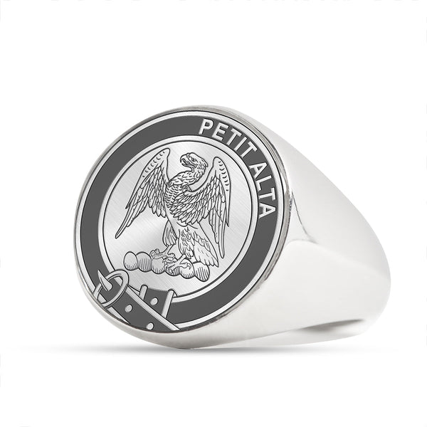 Abercrombie Clan Badge Engraved Signet Ring