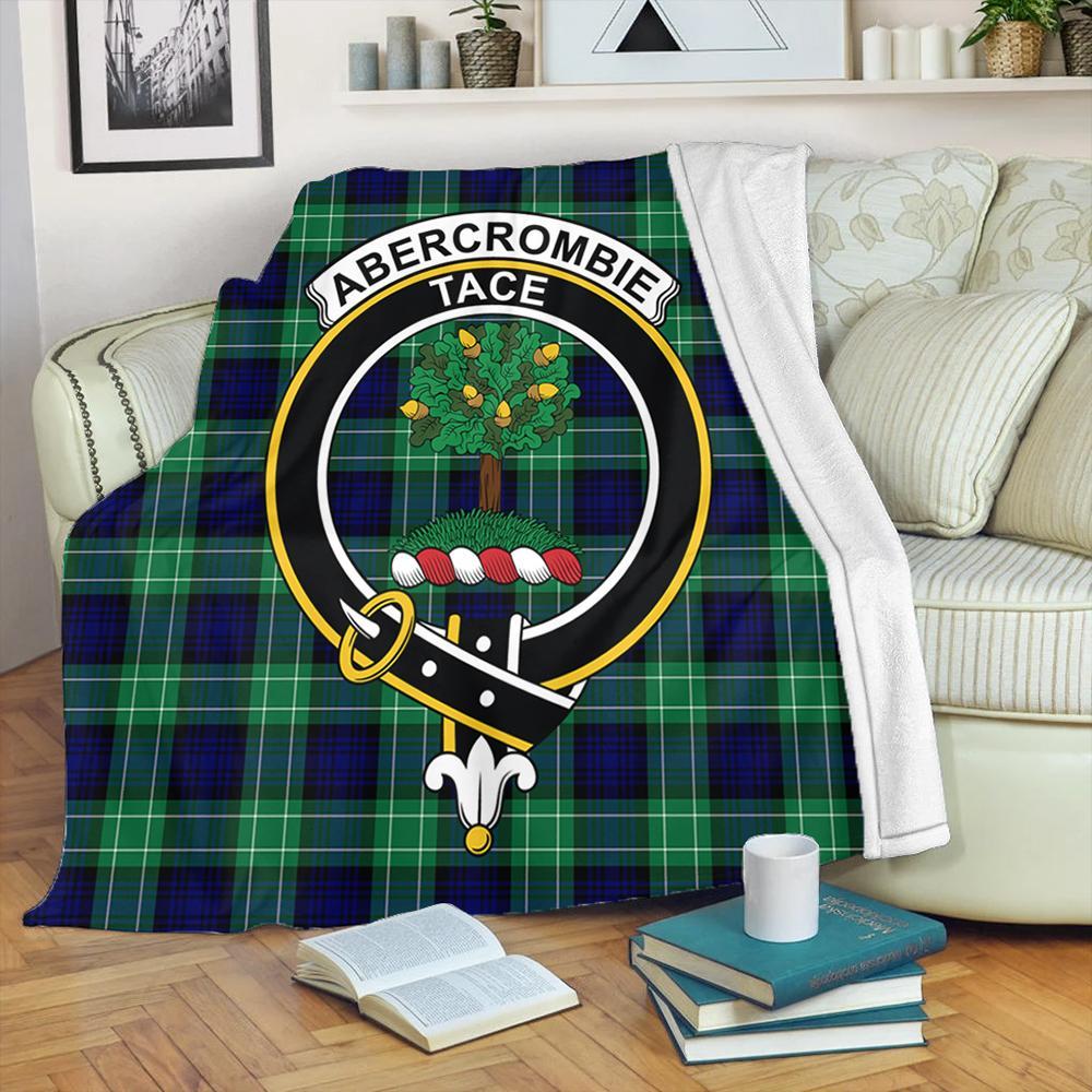 Abercrombie Tartan Crest Premium Blanket