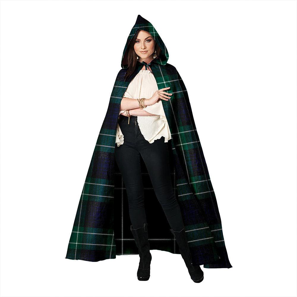 Abercrombie Modern Clan Badge Tartan Hooded Cloak