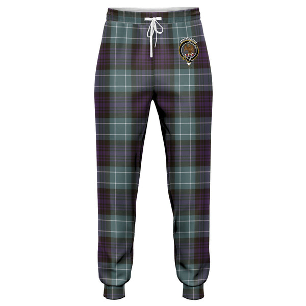 Abercrombie Weathered Clan Badge Tartan Jogger Pants