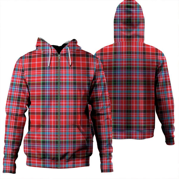 Aberdeen District Tartan Classic Zipper Hoodie