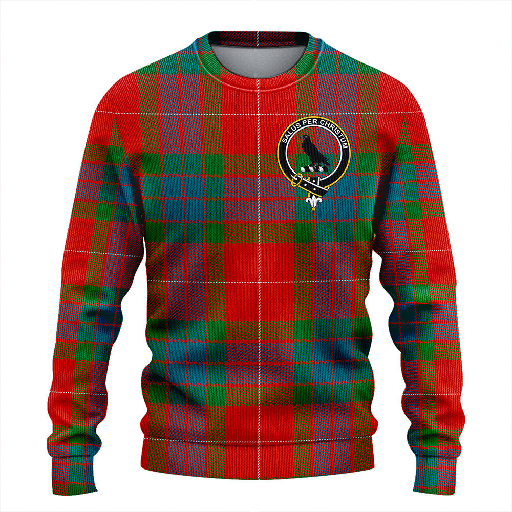 Abernethy Ancient Clan Badge Tartan Knitted Sweater