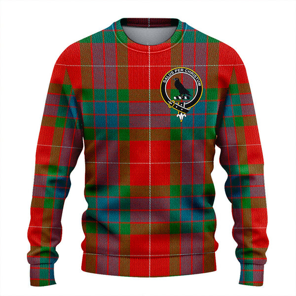 Abernethy Ancient Clan Badge Tartan Knitted Sweater