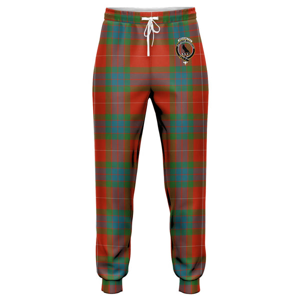 Abernethy Ancient Clan Badge Tartan Jogger Pants