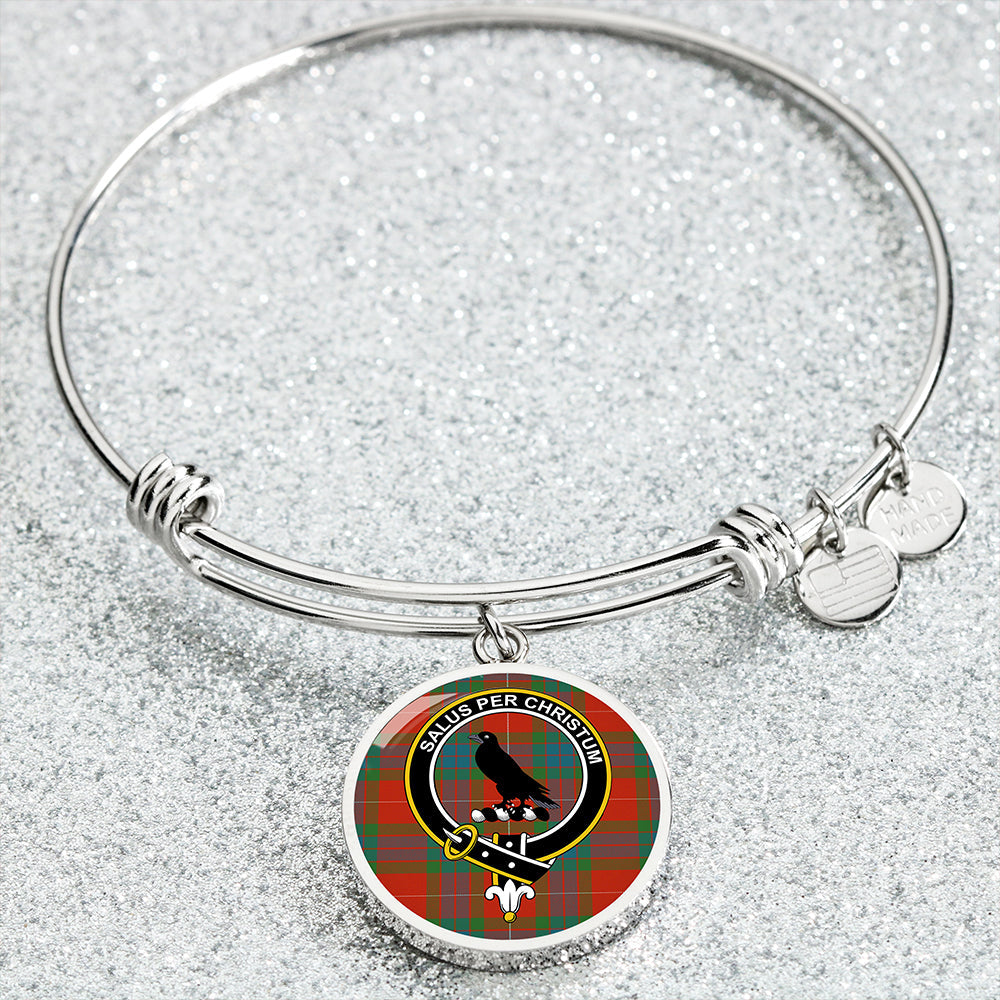 Abernethy Ancient Clan Badge Tartan Classic Circle Bangle