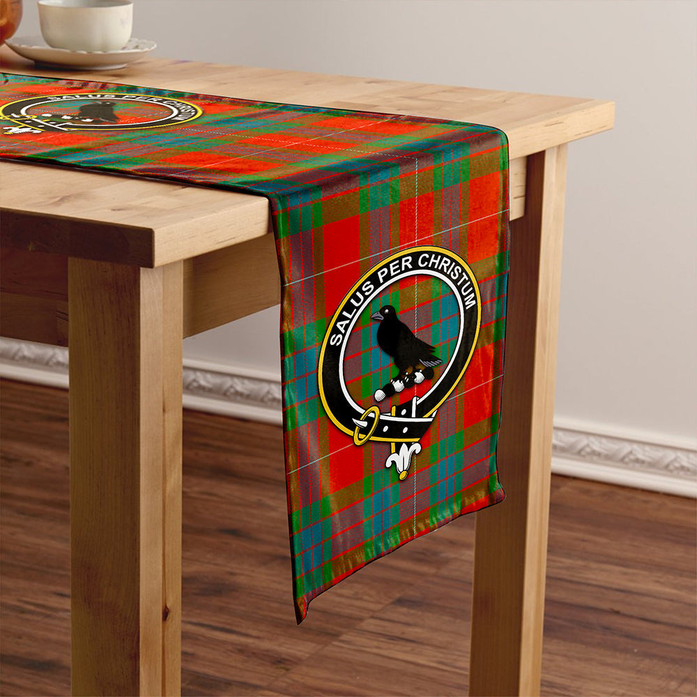 Abernethy Ancient Clan Badge Tartan Table Runner