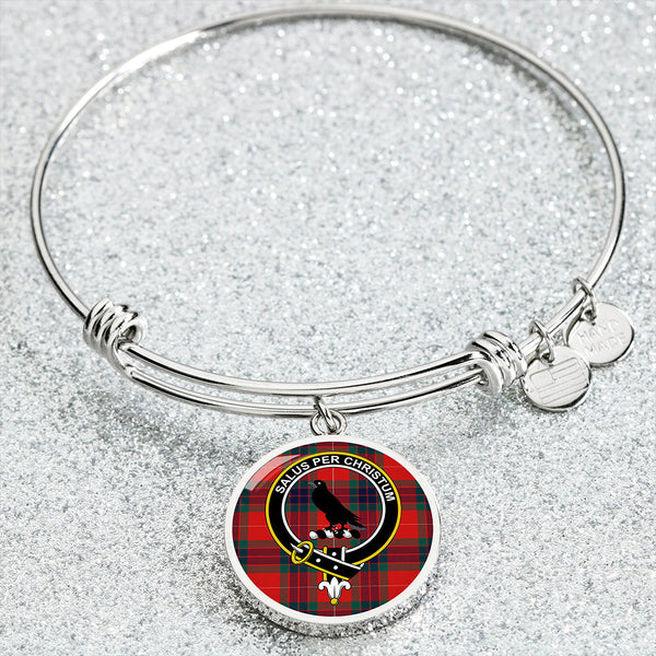 Abernethy Modern Clan Badge Tartan Classic Circle Bangle