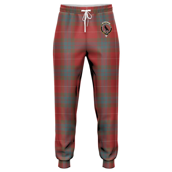 Abernethy Weathered Clan Badge Tartan Jogger Pants