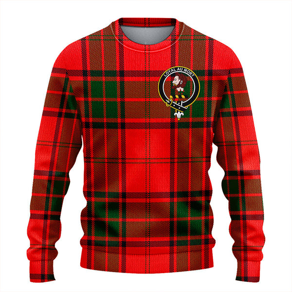 Adair Clan Badge Tartan Knitted Sweater