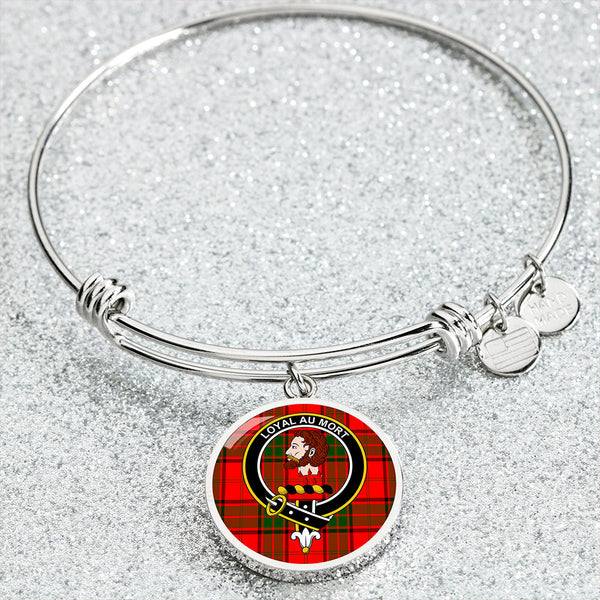 Adair Clan Badge Tartan Classic Circle Bangle