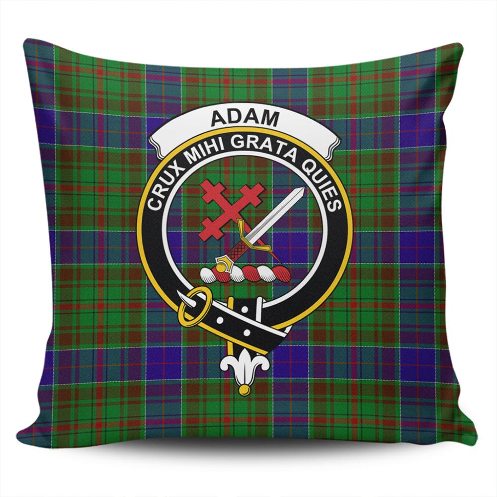 Adam Tartan Classic Crest Pillow Cover