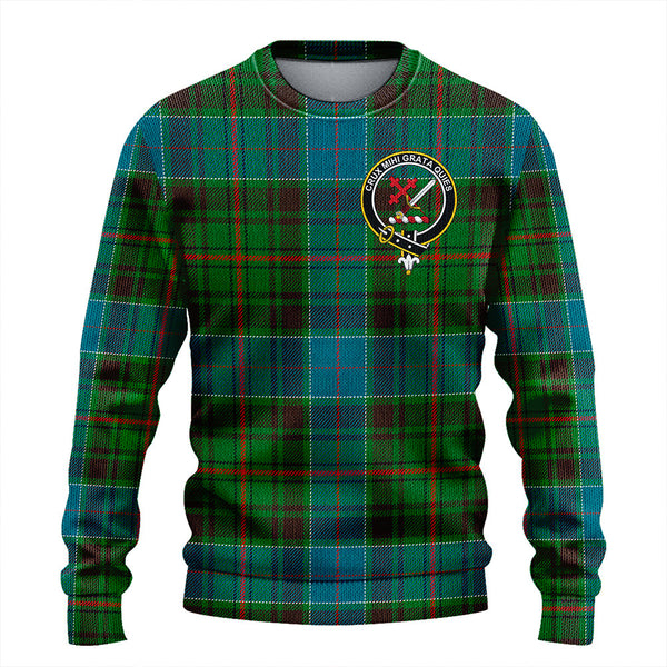 Adam Ancient Clan Badge Tartan Knitted Sweater