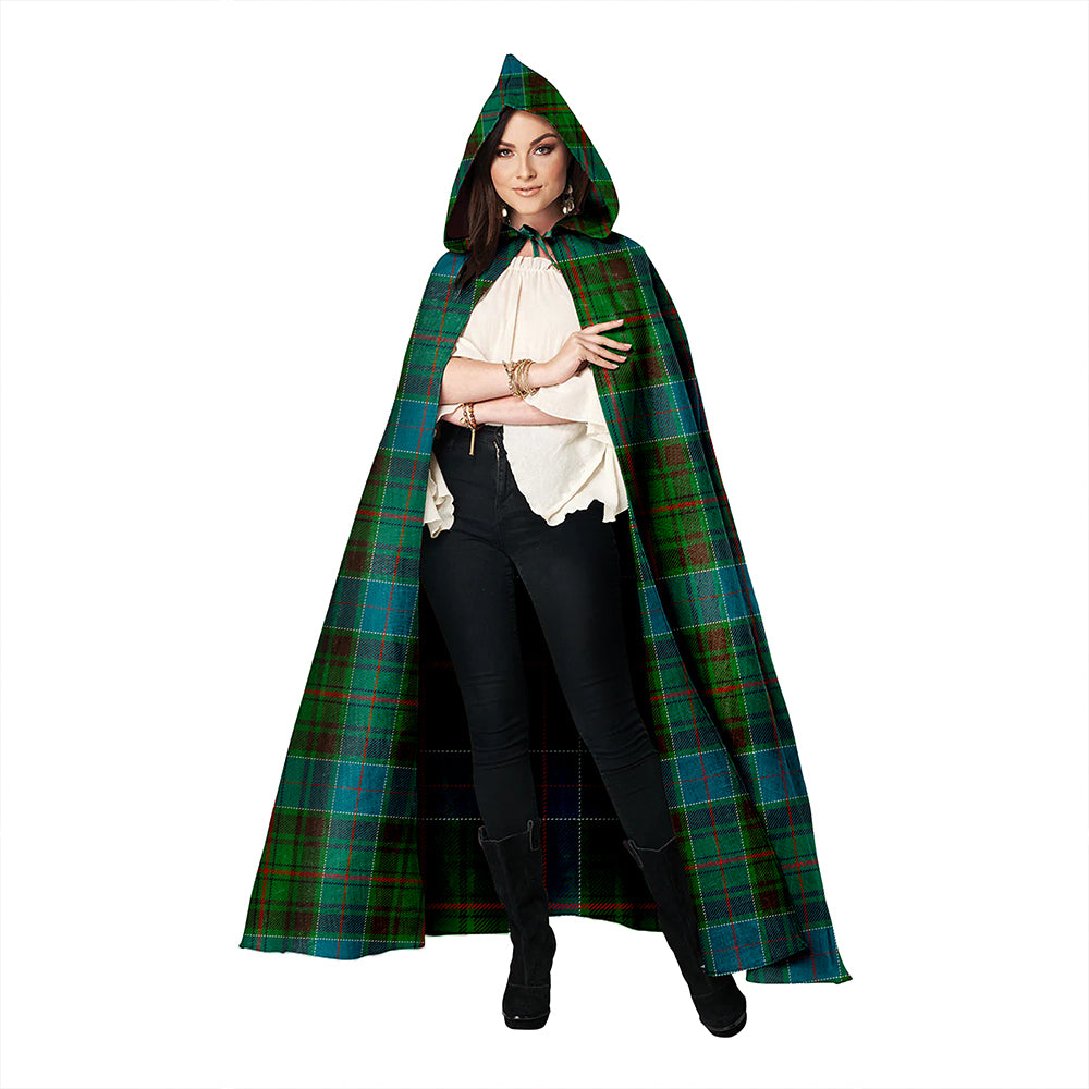 Adam Ancient Clan Badge Tartan Hooded Cloak