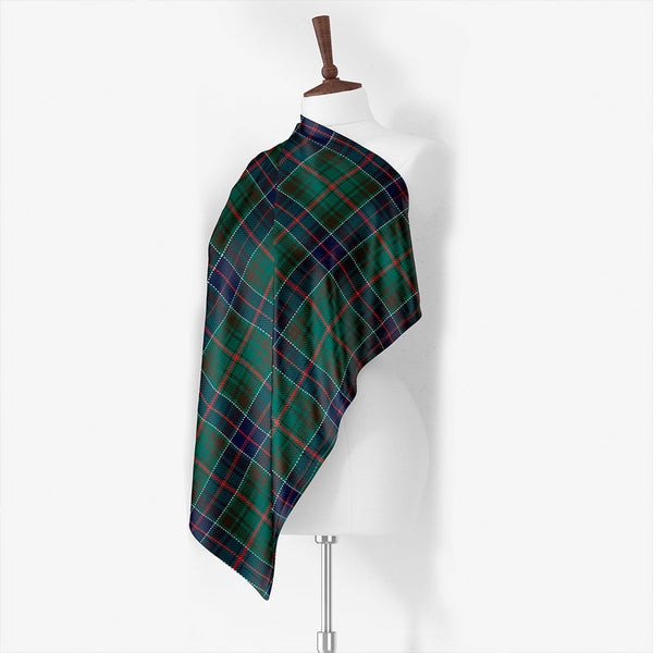 Adam Modern Tartan Classic Silk Habotai Square Scarf