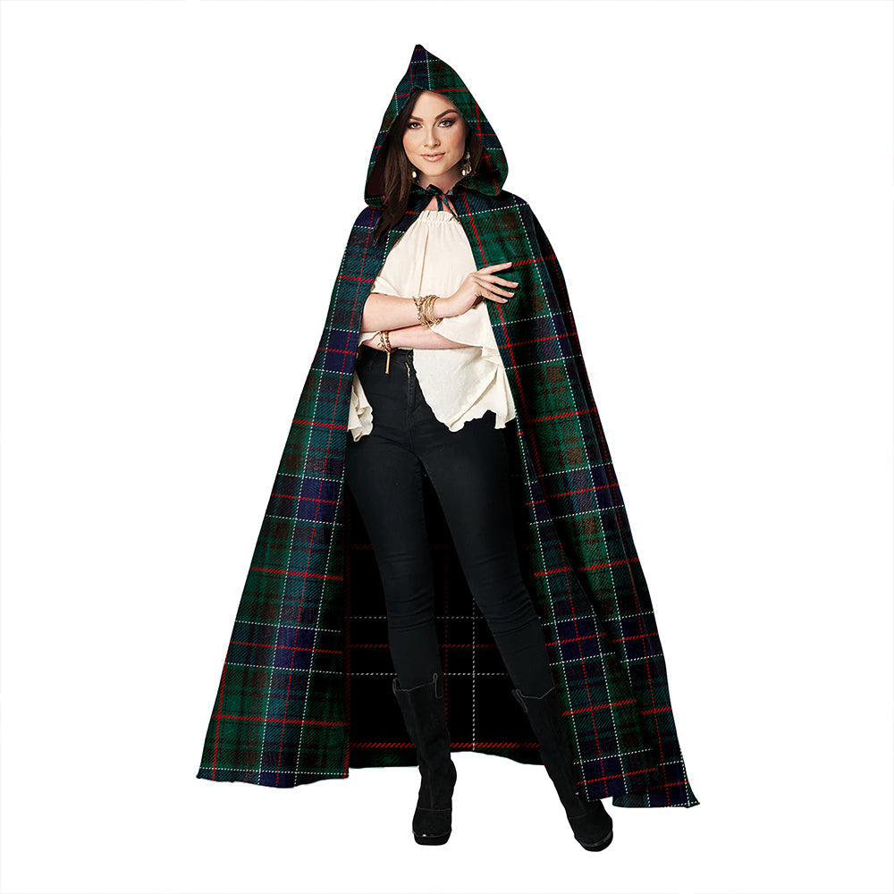 Adam Modern Clan Badge Tartan Hooded Cloak