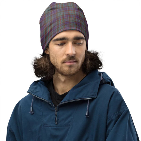 Adam Weathered Clan Badge Tartan Beanie