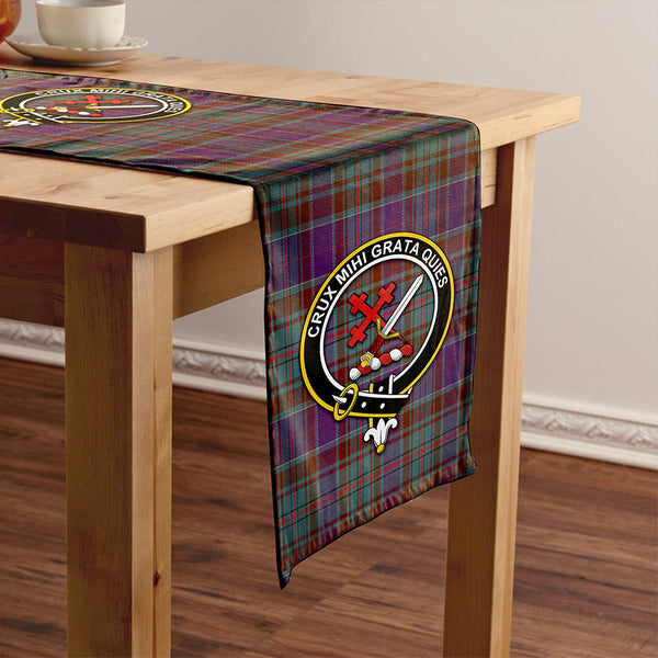 Adam Weathered Clan Badge Tartan Table Runner