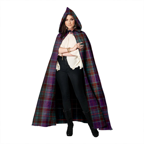 Adam Weathered Clan Badge Tartan Hooded Cloak