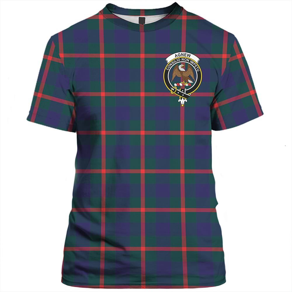 Agnew Modern Tartan Classic Crest T-Shirt