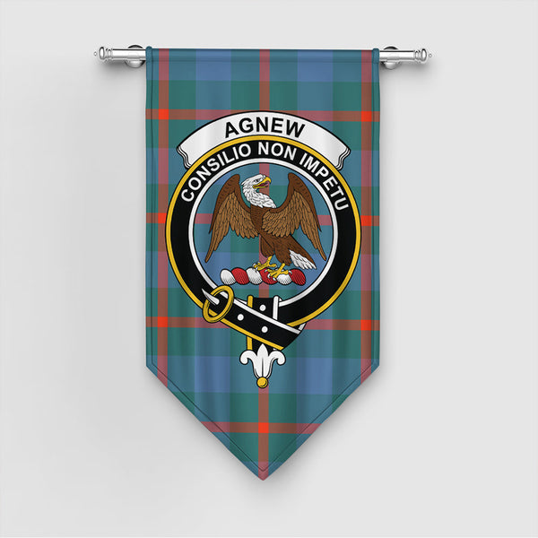 Agnew Ancient Tartan Classic Crest Gonfalon