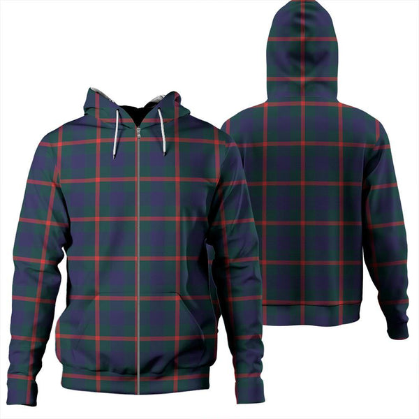 Agnew Modern Tartan Classic Zipper Hoodie