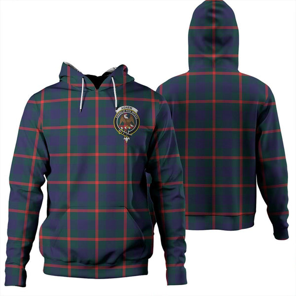 Agnew Modern Tartan Classic Crest Hoodie