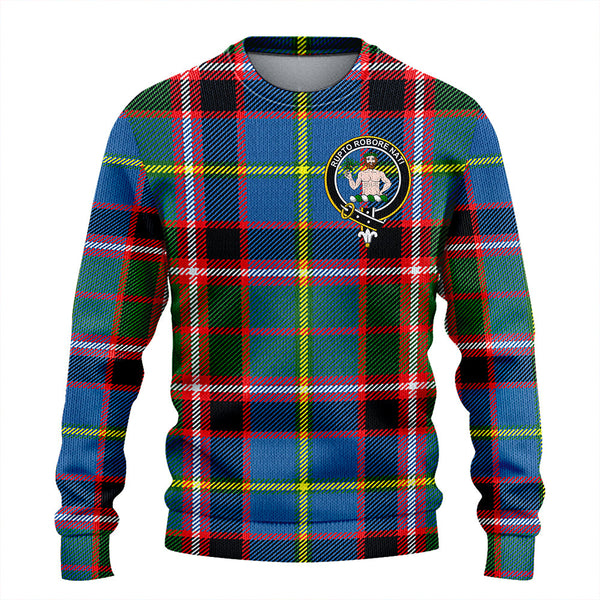 Aikenhead Clan Badge Tartan Knitted Sweater