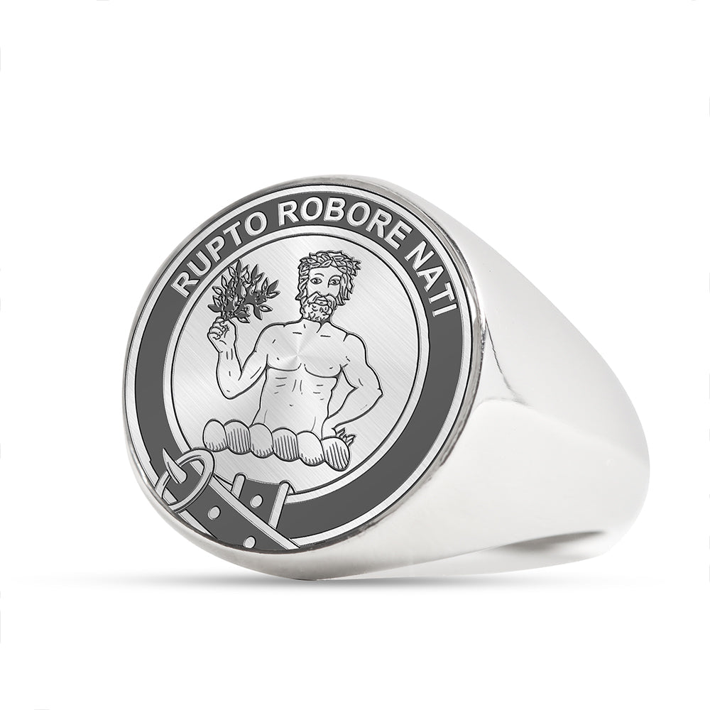 Aikenhead Clan Badge Engraved Signet Ring