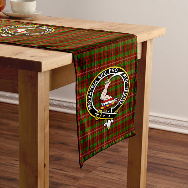 Ainslie Ancient Clan Badge Tartan Table Runner