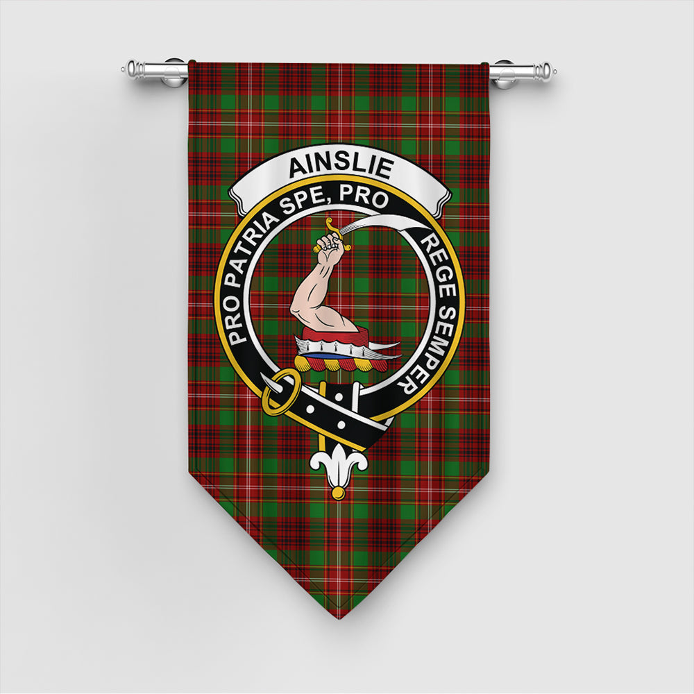 Ainslie Tartan Classic Crest Gonfalon