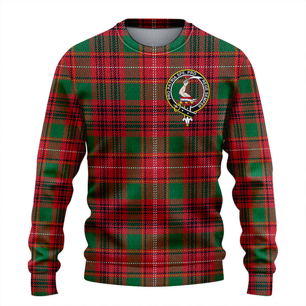 Ainslie Modern Clan Badge Tartan Knitted Sweater