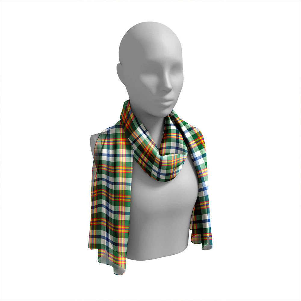 Ainslie Lake Ancient Tartan Classic Silk Habotai Long Scarf