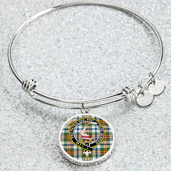 Ainslie Lake Ancient Clan Badge Tartan Classic Circle Bangle