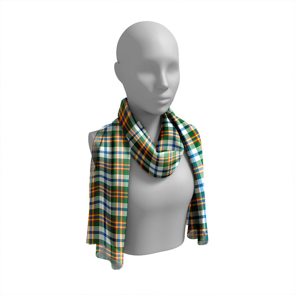 Ainslie Lake Modern Tartan Classic Silk Habotai Long Scarf