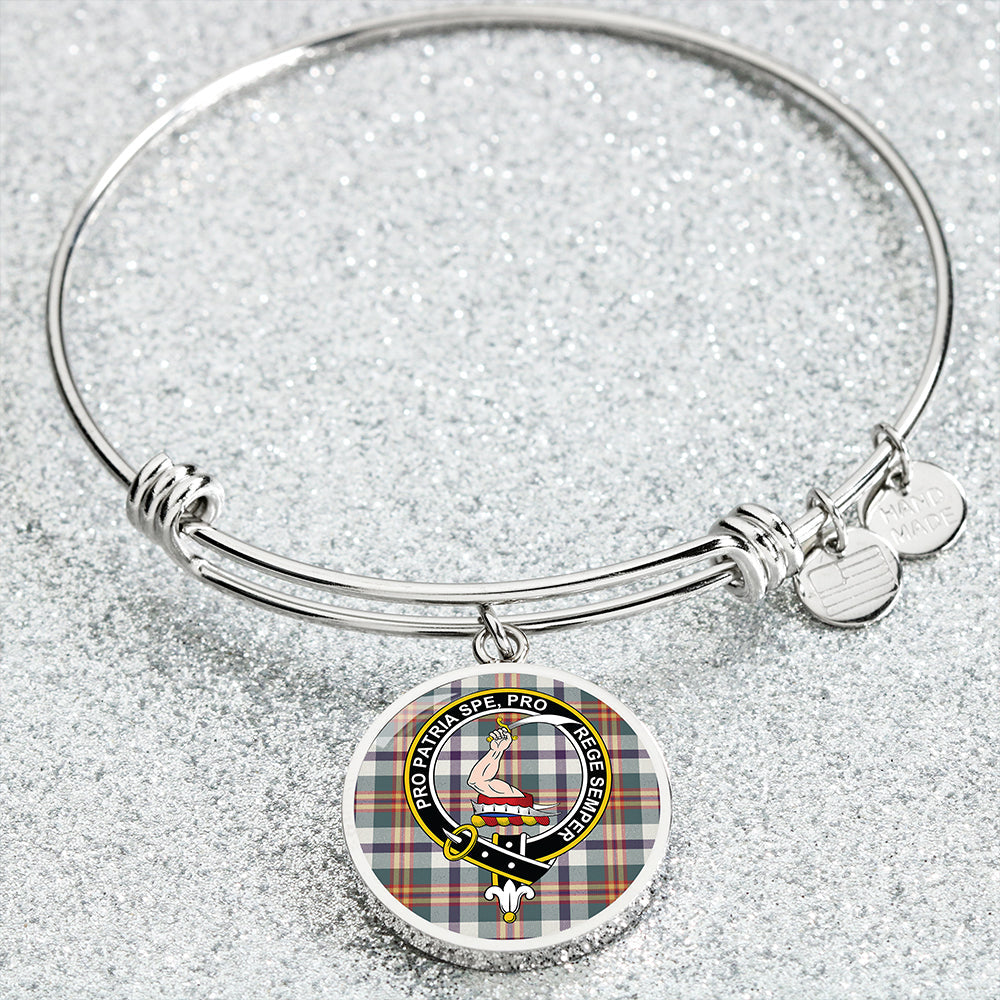 Ainslie Lake Weathered Clan Badge Tartan Classic Circle Bangle