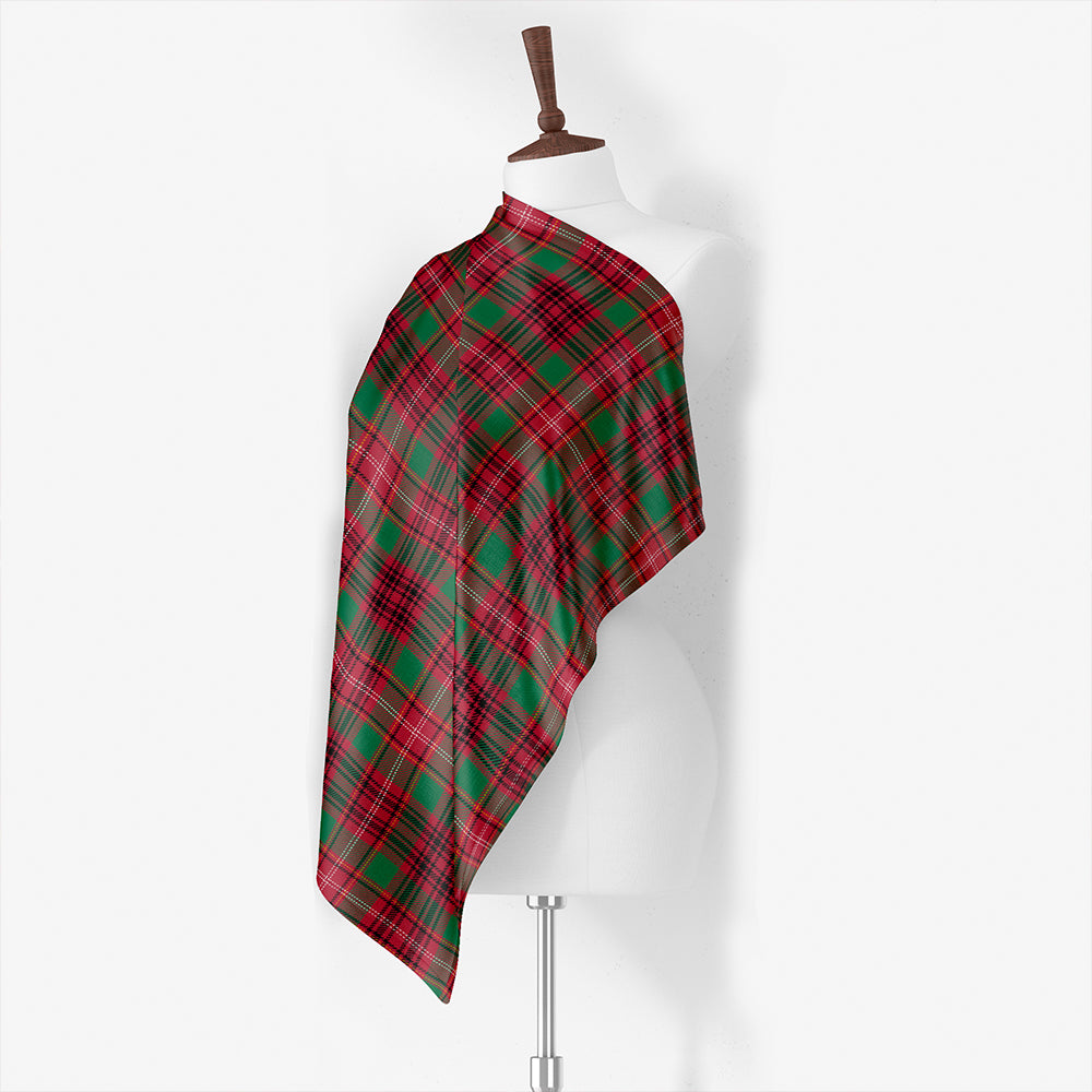 Ainslie Modern Tartan Classic Silk Habotai Square Scarf