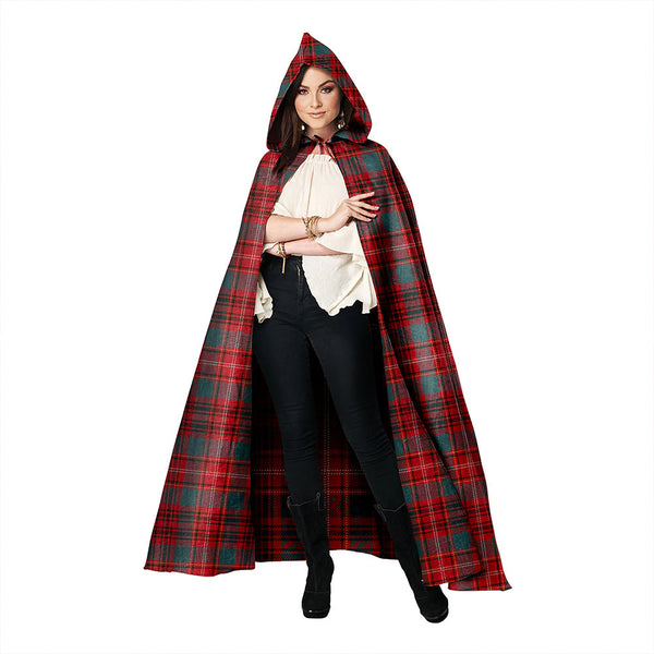 Ainslie Clan Badge Tartan Hooded Cloak