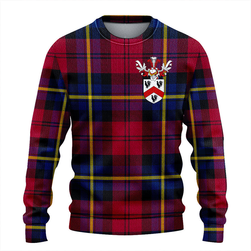 Aitken Modern Clan Badge Tartan Knitted Sweater