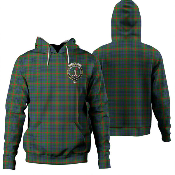 Aiton Tartan Classic Crest Hoodie