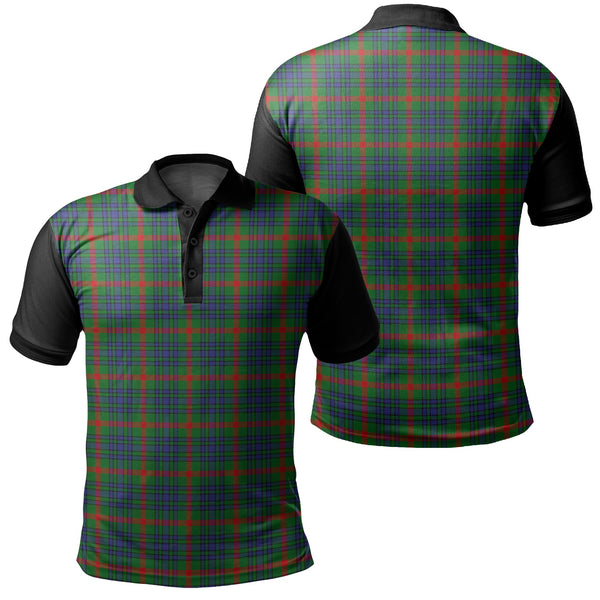 Aiton Tartan Classic Polo Shirt Black Neck 1 Style