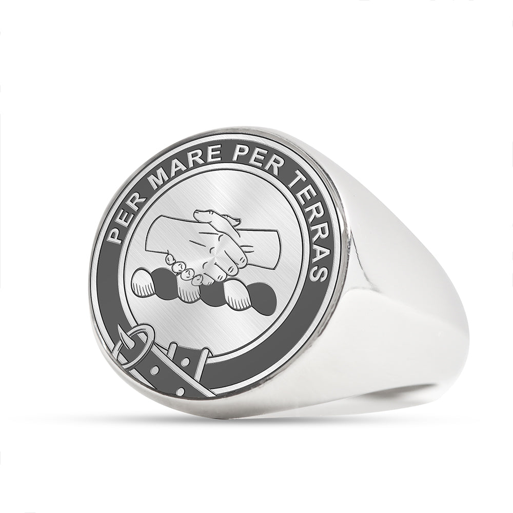 Alexander 1 Clan Badge Engraved Signet Ring