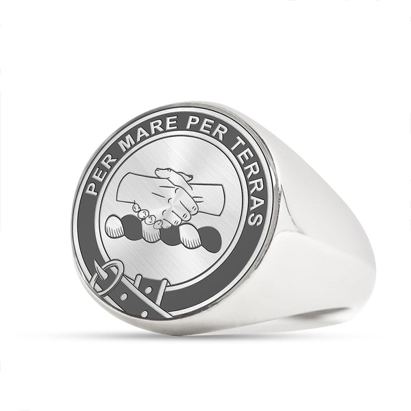 Alexander 1 Clan Badge Engraved Signet Ring