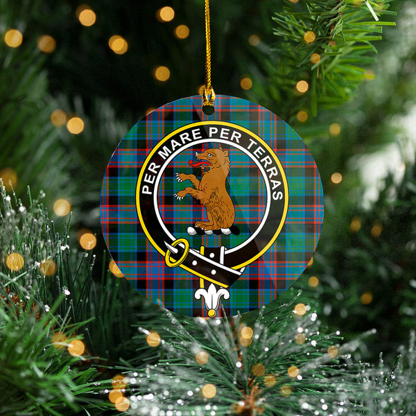 Alexander Hunting Ancient Clan Badge Tartan Plastic Christmas Ornaments