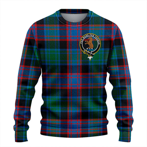 Alexander Hunting Ancient Clan Badge Tartan Knitted Sweater