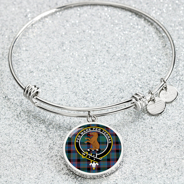 Alexander Hunting Ancient Clan Badge Tartan Classic Circle Bangle